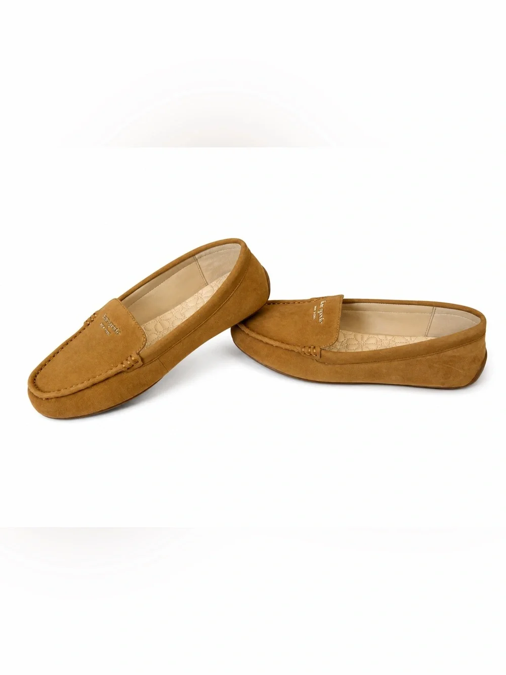 kate spade Tan Suede Men’s Slip-On Loafers
